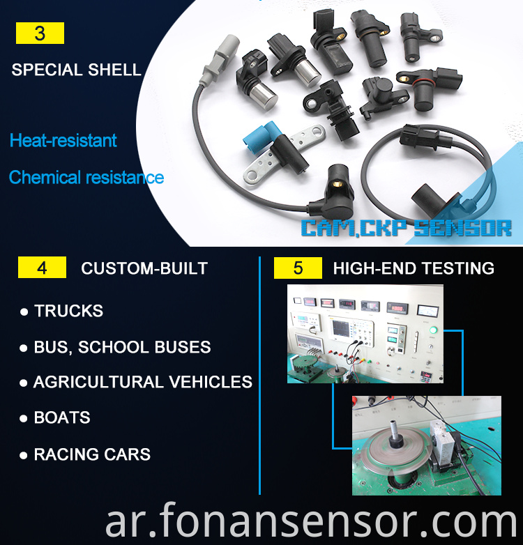 Crankaft Position Sensor For Peugeot 407 SW 6E 1.8 2.0 2.2 2004 1920 1920fp